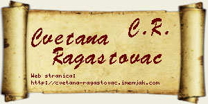 Cvetana Ragastovac vizit kartica